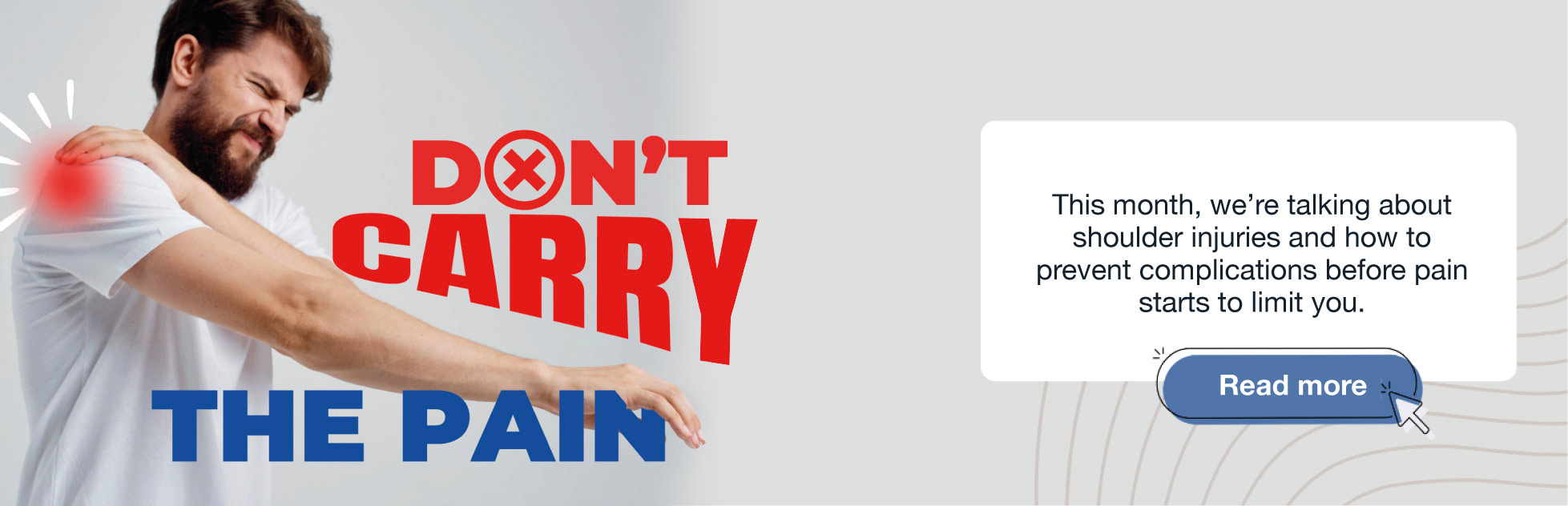 No cargues con el dolor